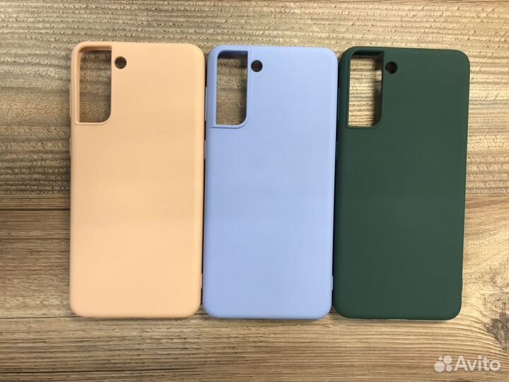Силиконовые чехлы S21 plus