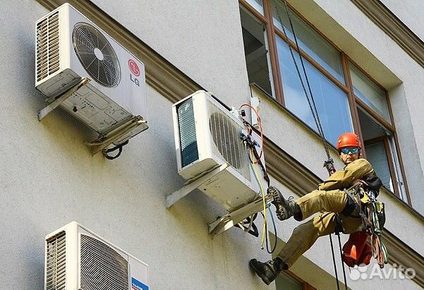 Монтаж кондиционеров сплит систем закладка трасс