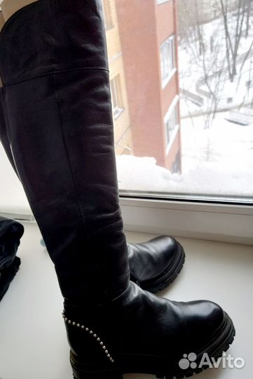 Сапоги ботфорты 39