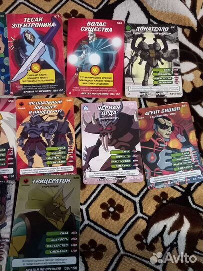 Черепашки ниндзя карточки братья по оружию