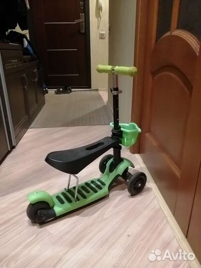 Детский самокат 2в1