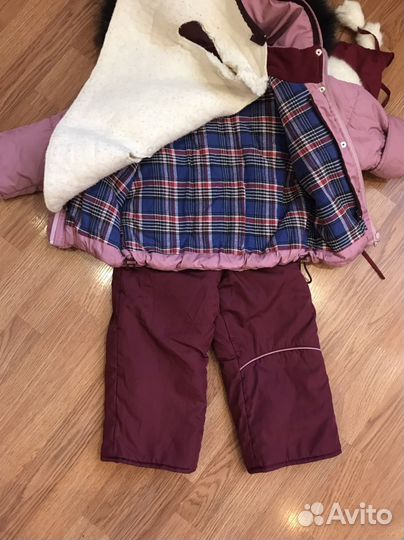 Зимний костюм для девочки 86-92