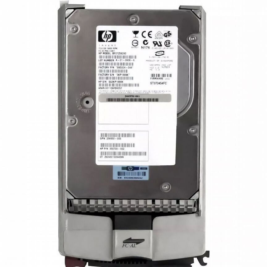[293569-001] Жесткий Диск Hp Bf07258243 72,8gb Fibre Channel 293569-001
