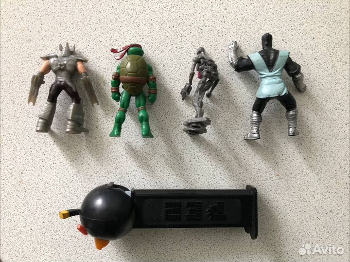 Киндер Черепашки-Ниндзя и Pez Angry Birds