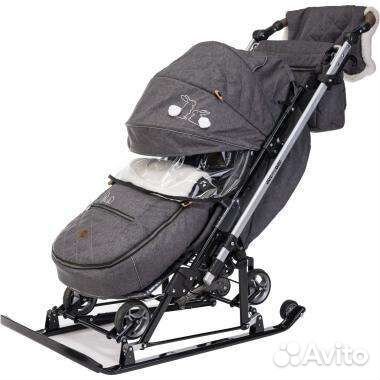 Санки коляска Ника New Joy every day премиум