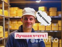 Вахта в Москве. Грузчик в чистый склад сыра