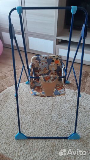 Детские качели напольные