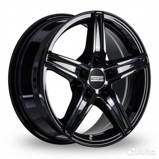 R17 5x112 7J ET35 D75 Fondmetal 8100 Glossy Black