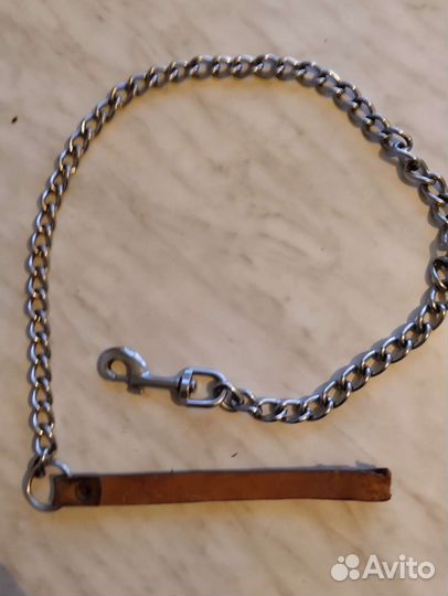 Цепь на большую собаку нержавейка 114 см