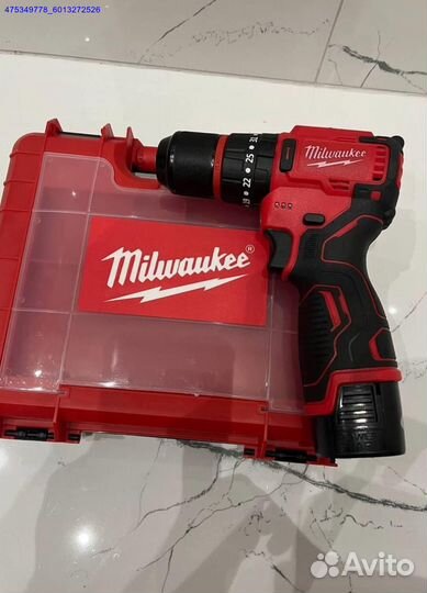 Шуруповерт Milwaukee 18V с двумя АКБ бесщеточный