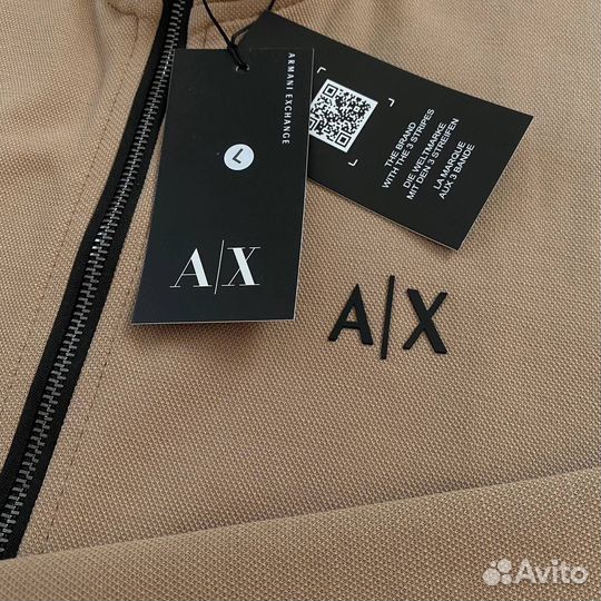 Спортивный костюм armani exchange бежевый