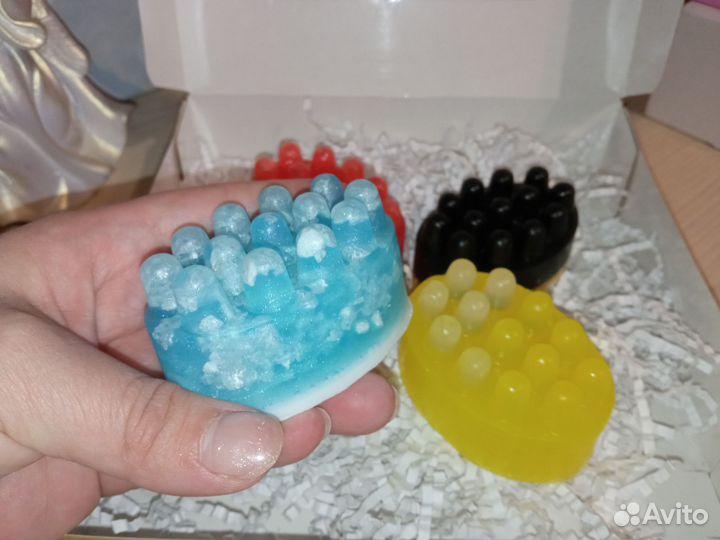 Массажное мыло ручной работы