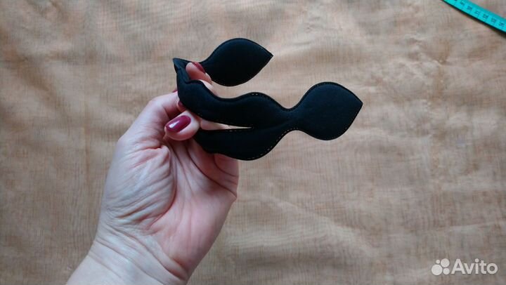 Софиста твиста заколка для волос черная