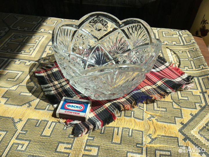 Вазы хрустальные