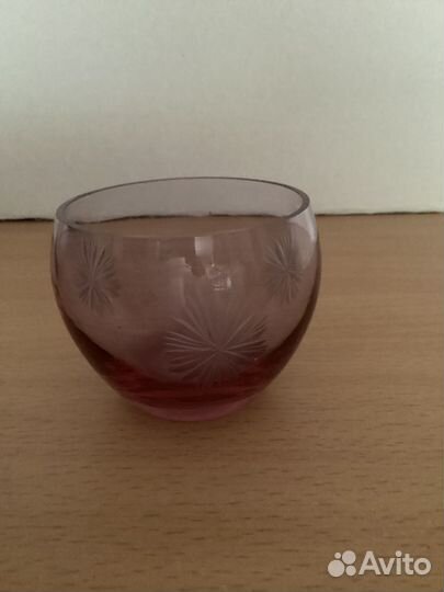 Бокалы цветное стекло СССР