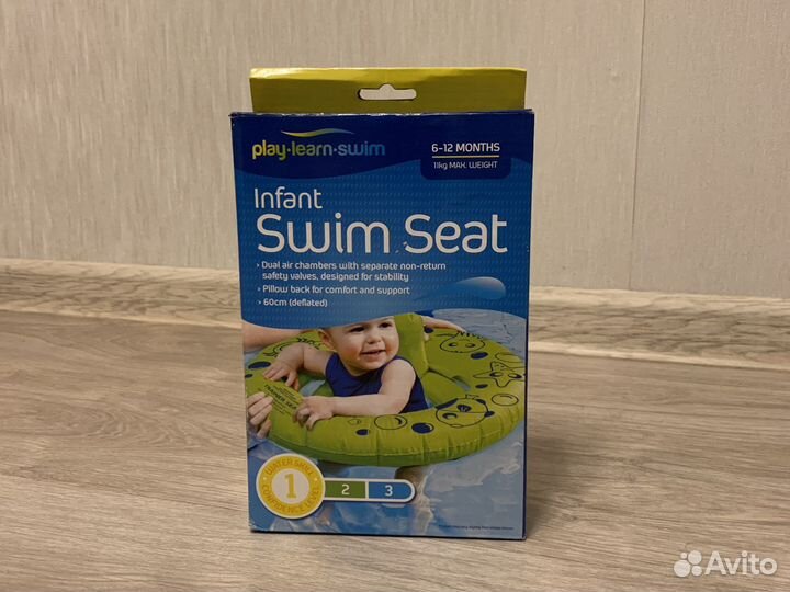 Круг с ножками для плавания 6-12 мес