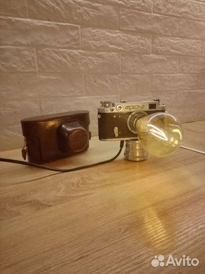Светильник фотоаппарат ретро СССР