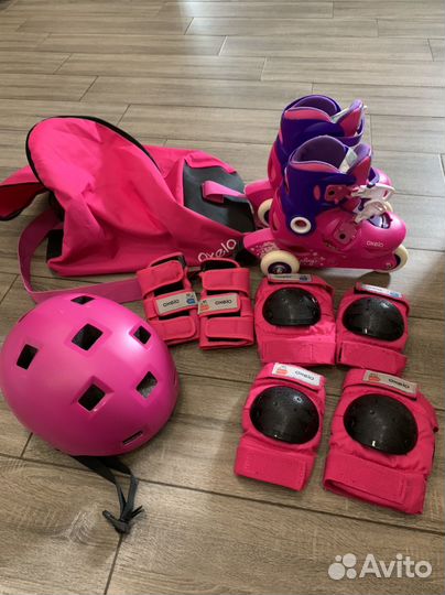 Детские ролики и защита