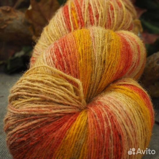 Пряжа Шерсть латвийская Дундага 6/2