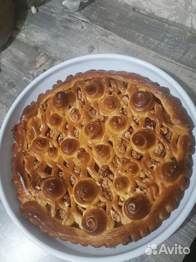 Пироги домашние сдобные на заказ