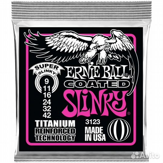 Струны для электрогитары Ernie Ball 3123 Titanium
