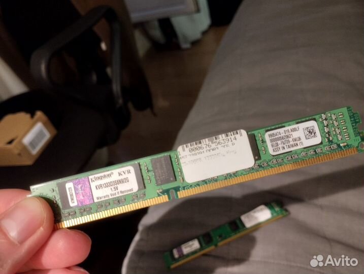 Оперативная память Kingston DDR3 1333Mhz 4gb и 2gb