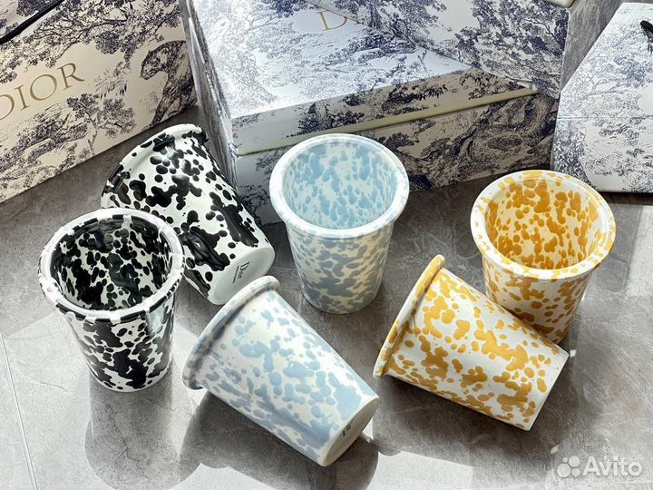 Стаканы из фарфора Dior