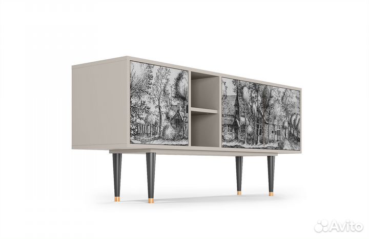 Тв-тумба T5 - Сатин - A Pond