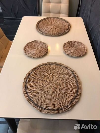 Салфетки сервировочные из бумажной лозы