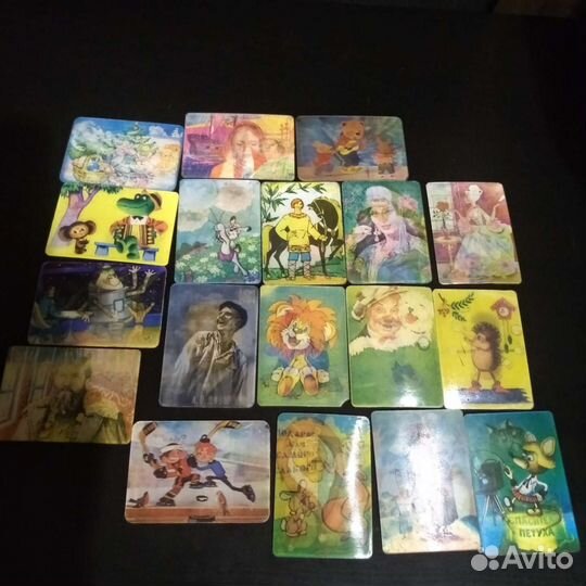 Переливные календарики СССР