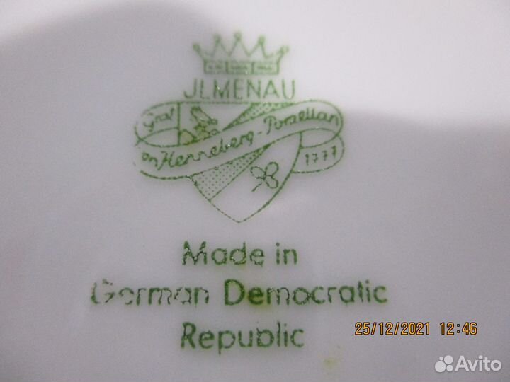 Фарфоровые сахарницы из ГДР и СССР