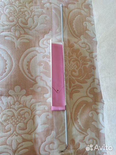 Палочка гимнастическая с лентой Indigo