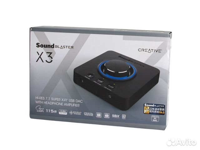 Внешняя звуковая карта Creative Sound Blaster X3 * купить в ...