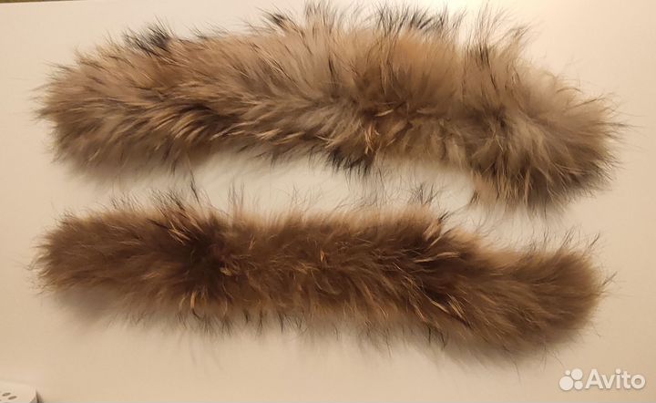 Мех енота, чернобурки на капюшон