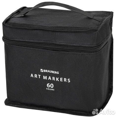 Набор маркеров для скетчинга двусторонние 60 шт