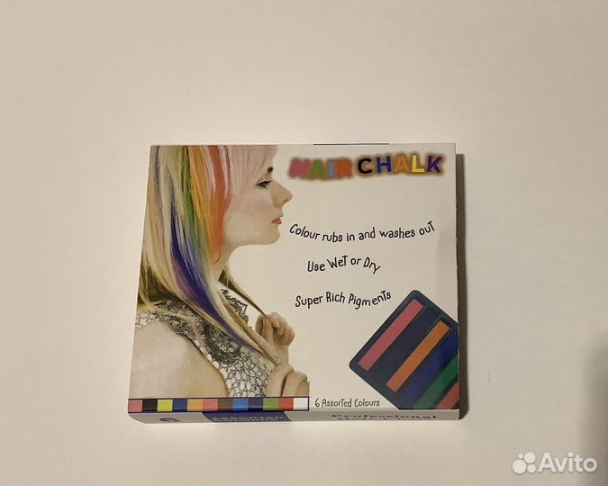 Цветные мелки для волос