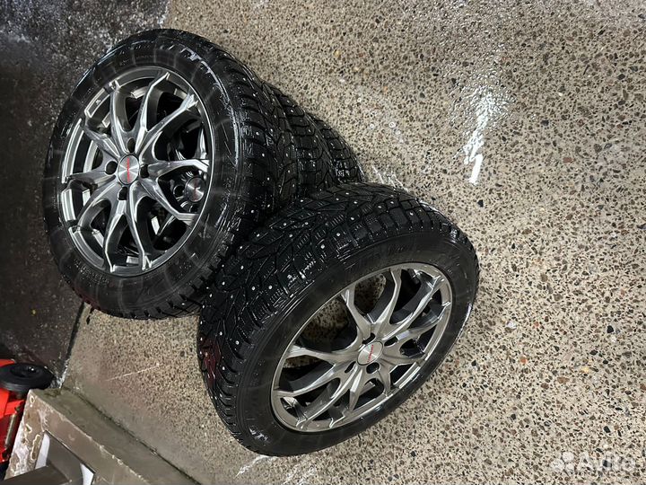 Литые диски р 16 4 100 с зимней резиной