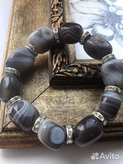 Браслеты - Агат Ботсвана