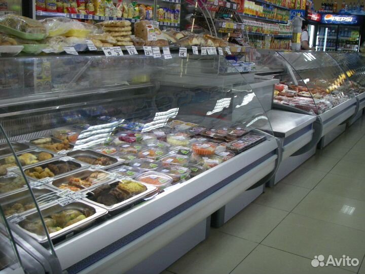 Витрина холодильная (прилавок) Айсберг, горка