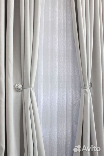 Шторы твид блэкаут