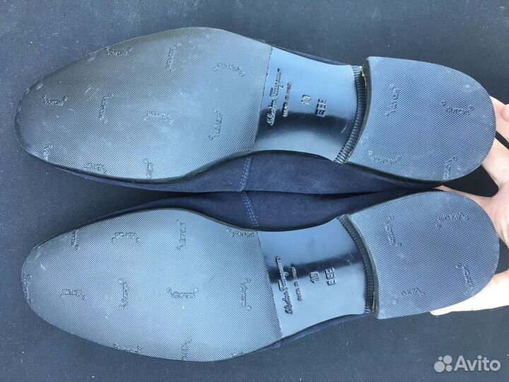 Туфли замшевые Salvatore Ferragamo мужские