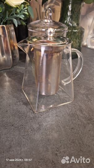 Чайник заварочный стеклянный