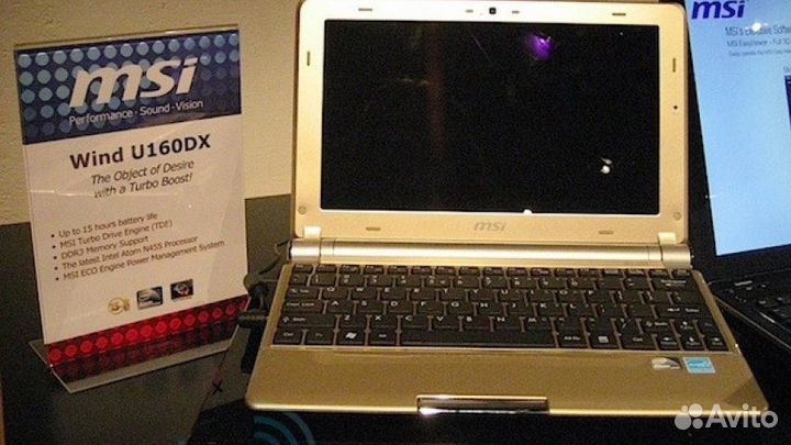 Как новый быстрый нетбук MSI DDR3 / коробка