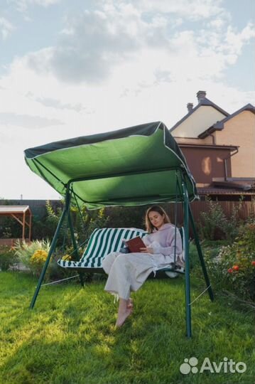 Качели садовые большие