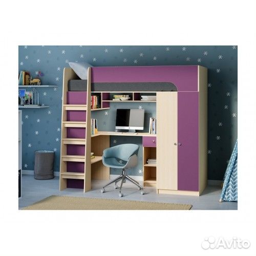 Кровать чердак