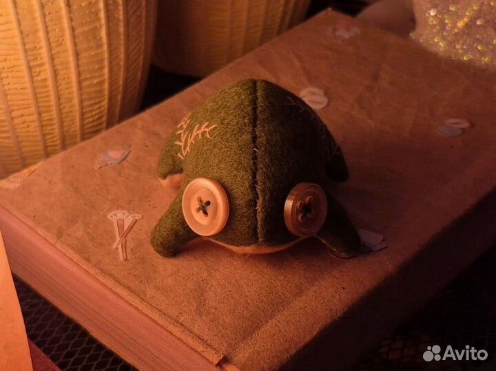 Лягушка ручная работа