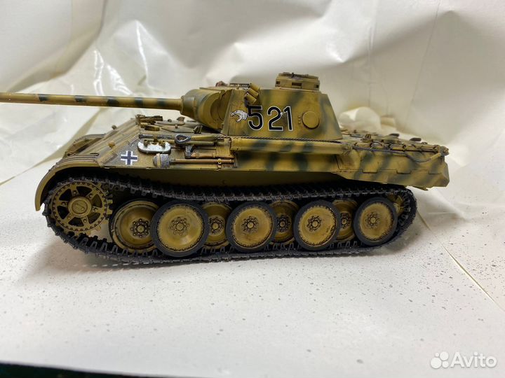 Готовая модель немецкого танка pz-5 panther 1/35