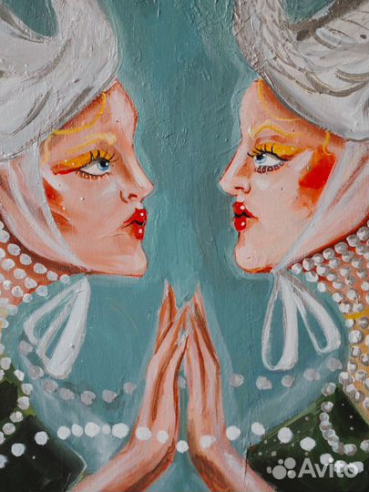 Картина в интерьер «Лебединая» 50*70 (холст)