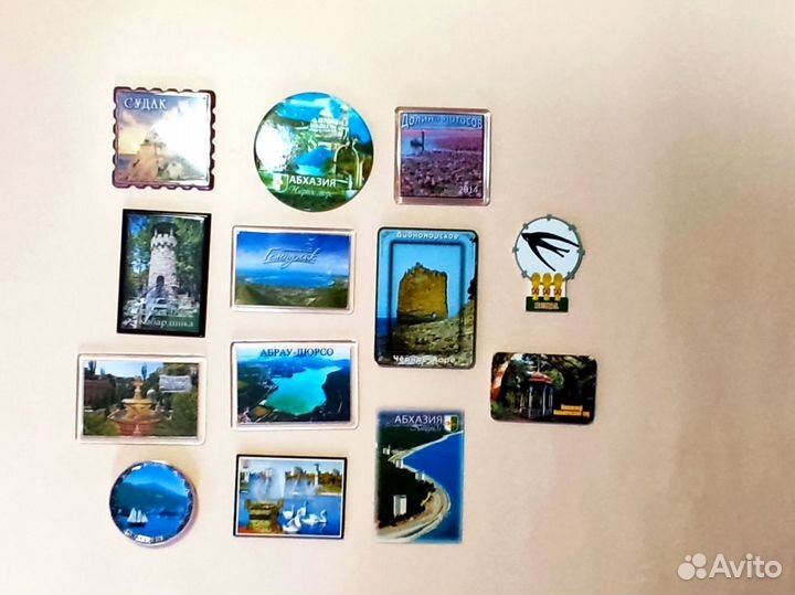 Магниты на холодильник сувенирные города