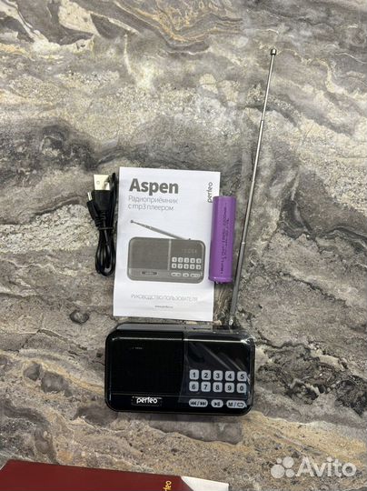Радиоприемник с mp3 плеером Aspen Perfeo